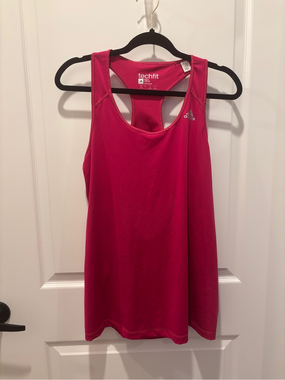 adidas Pink Techfit Racerback Training Tank